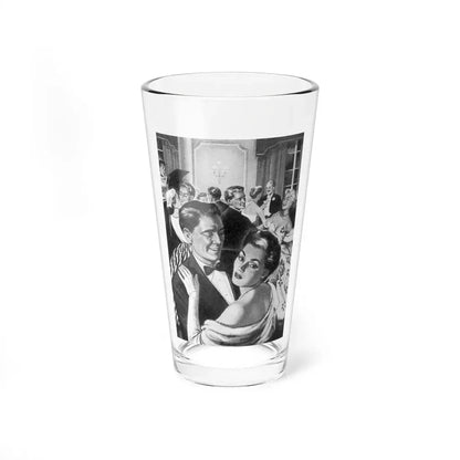 The Blue Necklace by Jill Gill, Home Notes magazine, 1955 (Magazine Illustration) Pint Glass 16oz 16oz - Go Mug Yourself