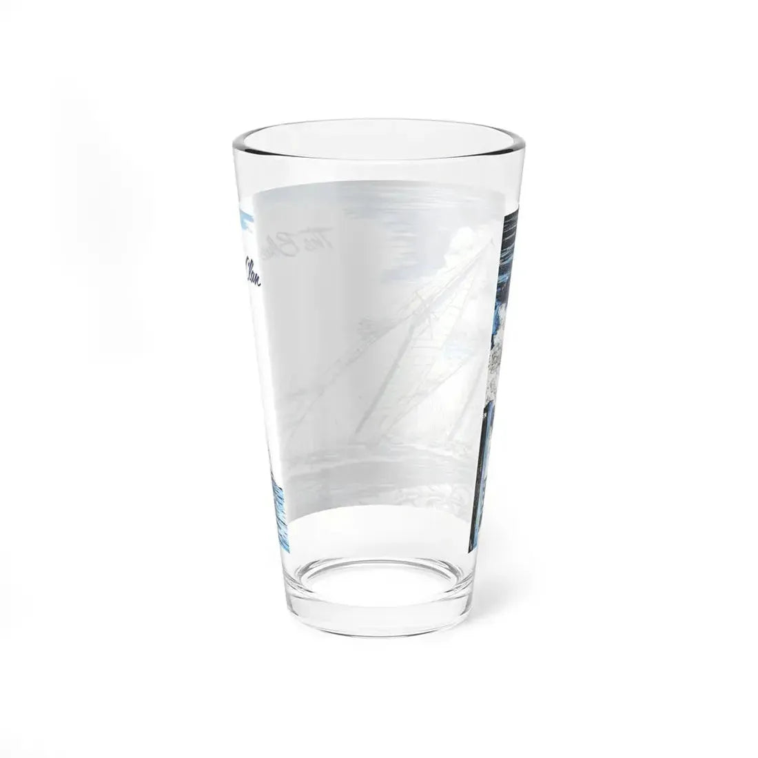 The Blue Water Clan, Bluebook, June 1953 (Magazine Illustration) Pint Glass 16oz - Go Mug Yourself
