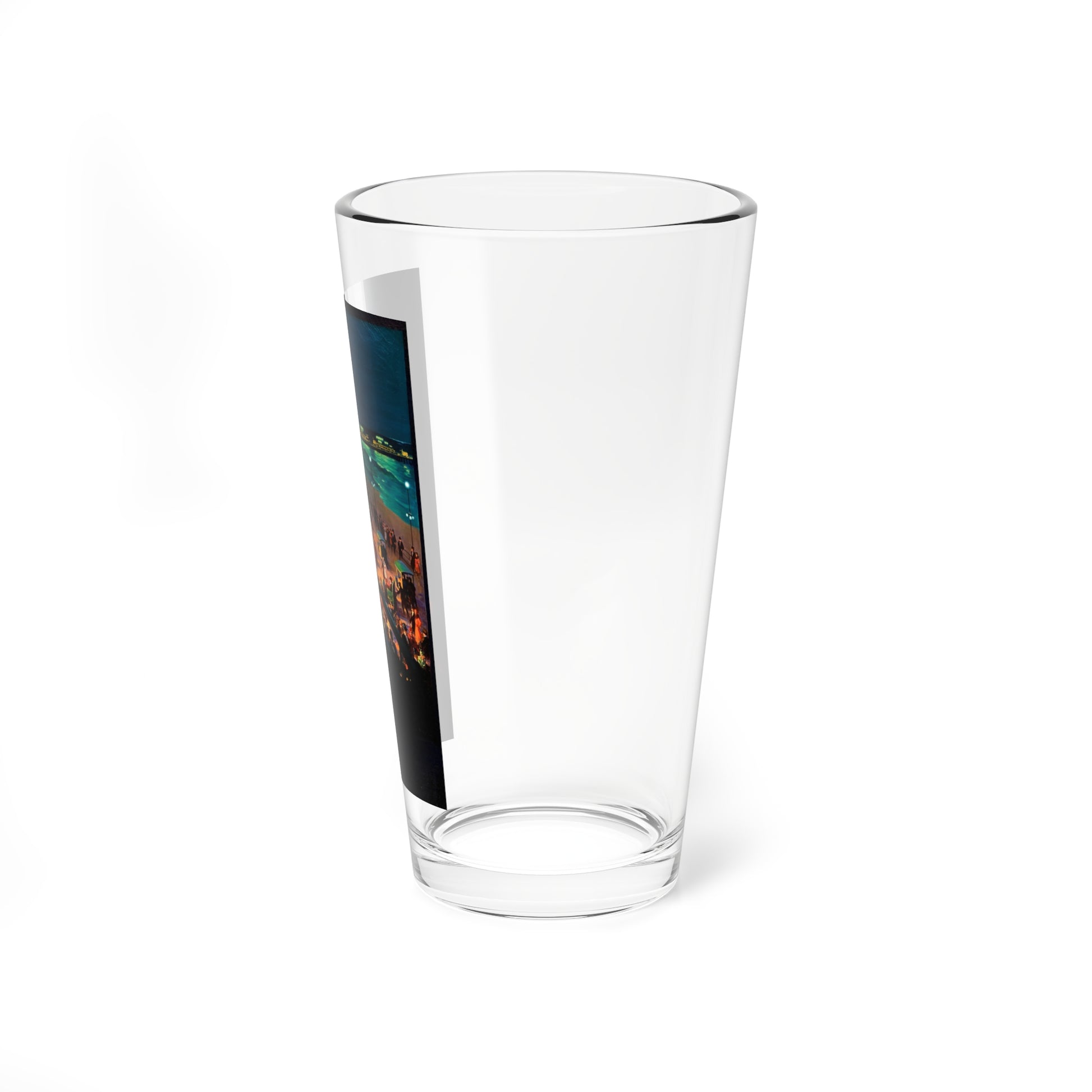 The Boardwalk (Magazine Illustration) Pint Glass 16oz-Go Mug Yourself