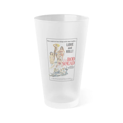 THE BOD SQUAD (VIRGINS OF THE SEVEN SEAS) 1974 Movie Poster - Frosted Pint Glass 16oz-Go Mug Yourself