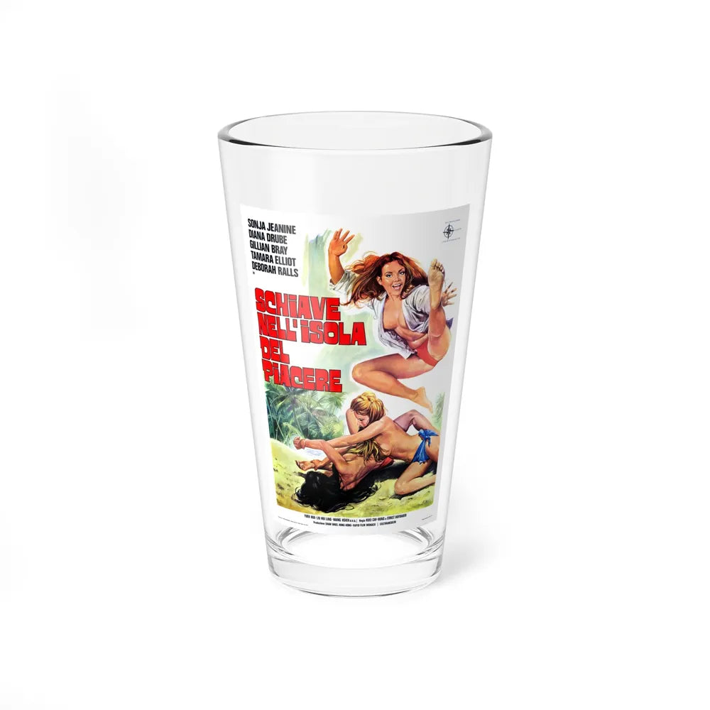 THE BOD SQUAD (VIRGINS OF THE SEVEN SEAS) ITALAN 1974 Movie Poster - Pint Glass 16oz-16oz-Go Mug Yourself