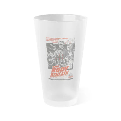 THE BODY BENEATH 1970 Movie Poster - Frosted Pint Glass 16oz Default Title - Go Mug Yourself