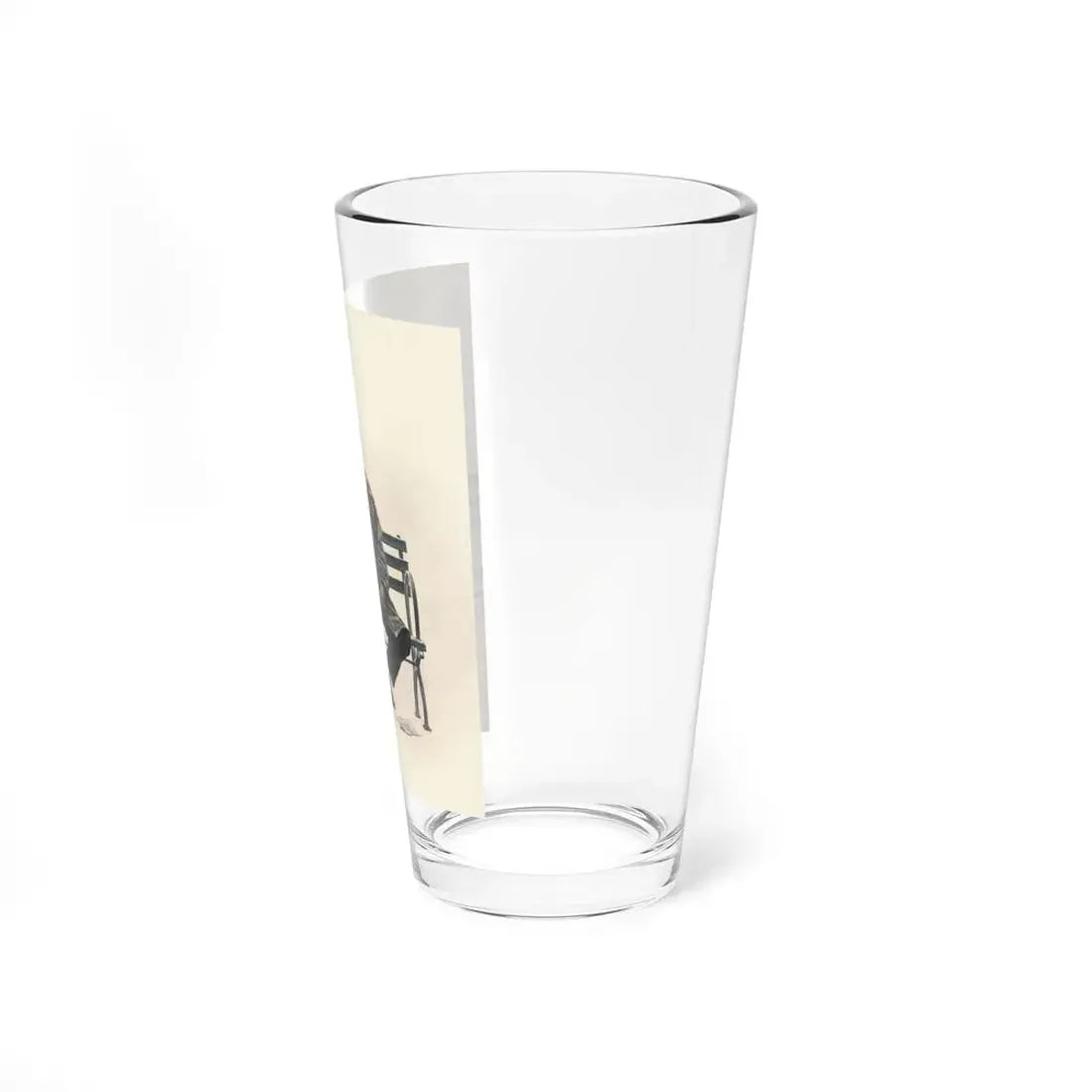 The Body on the Bench, 1952 (Magazine Illustration) Pint Glass 16oz - Go Mug Yourself