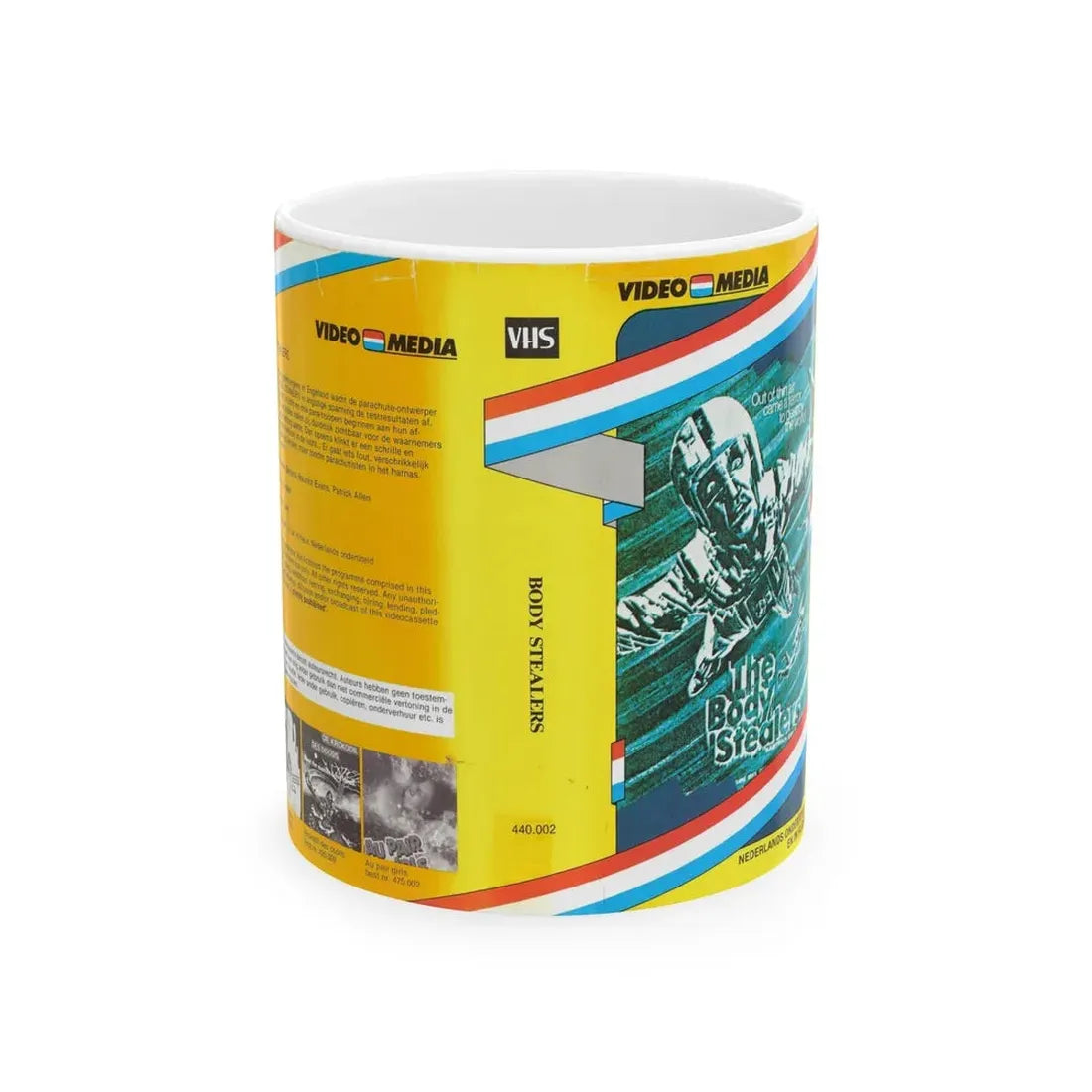 THE BODY STEALERS (VHS COVER) - White Coffee Mug 11oz - Go Mug Yourself