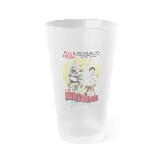 THE BODYGUARD 1973 Movie Poster - Frosted Pint Glass 16oz Default Title - Go Mug Yourself
