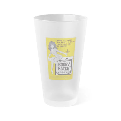 THE BOOBY HATCH 1976 Movie Poster - Frosted Pint Glass 16oz-Go Mug Yourself