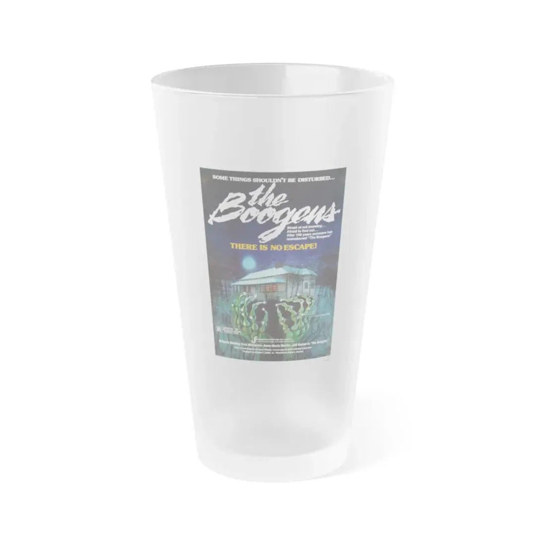 THE BOOGENS 1981 Movie Poster - Frosted Pint Glass 16oz Default Title - Go Mug Yourself