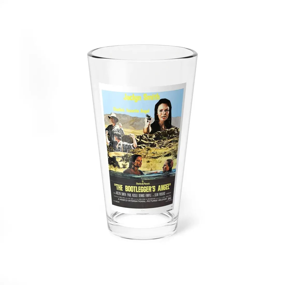 THE BOOTLEGGER'S ANGEL 1974 Movie Poster - Pint Glass 16oz 16oz - Go Mug Yourself