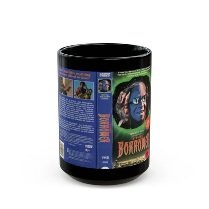 THE BORROWER (VHS COVER) - Black Coffee Mug-15oz-Go Mug Yourself