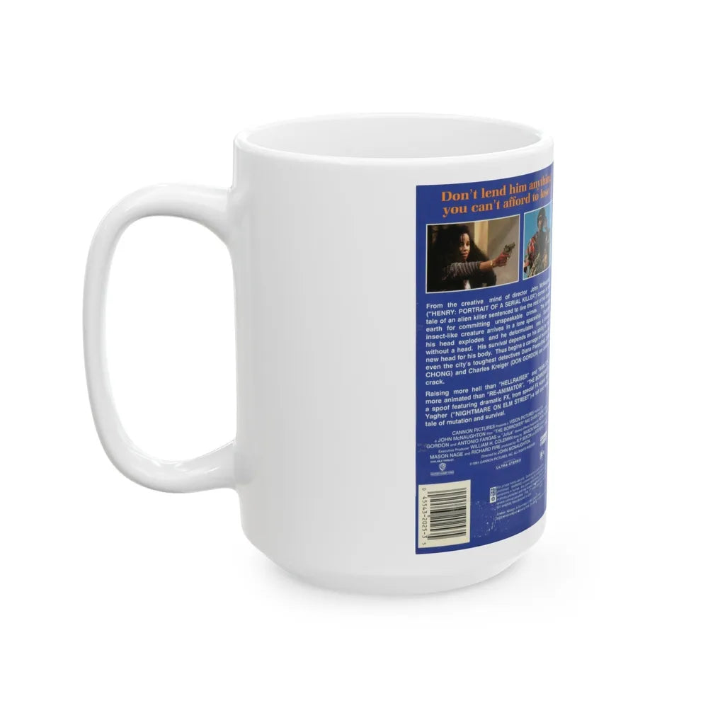 THE BORROWER (VHS COVER) - White Coffee Mug-Go Mug Yourself