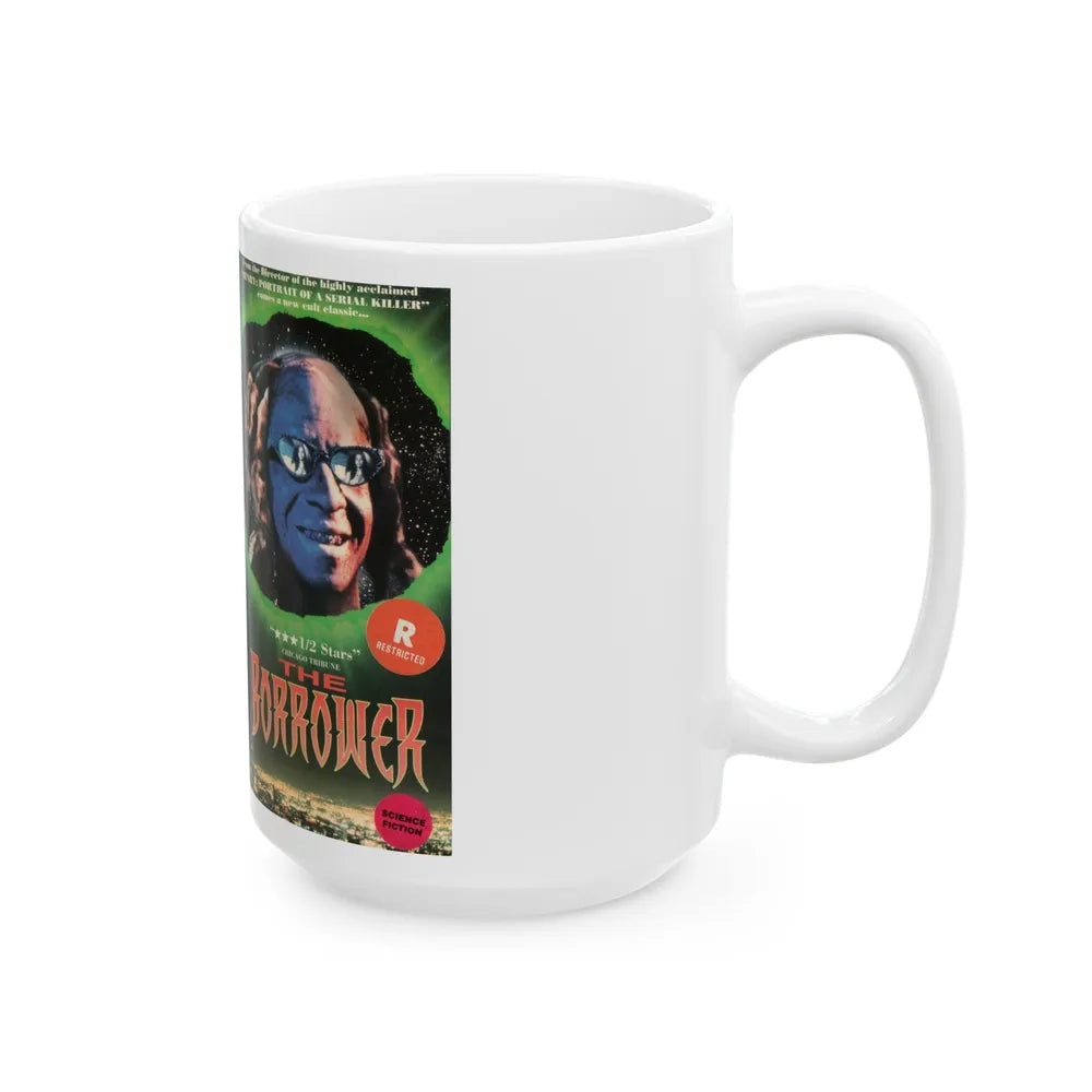 THE BORROWER (VHS COVER) - White Coffee Mug-Go Mug Yourself