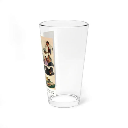 The Boss comes to Dinner, McCall's, May 1954 (Magazine Illustration) Pint Glass 16oz - Go Mug Yourself