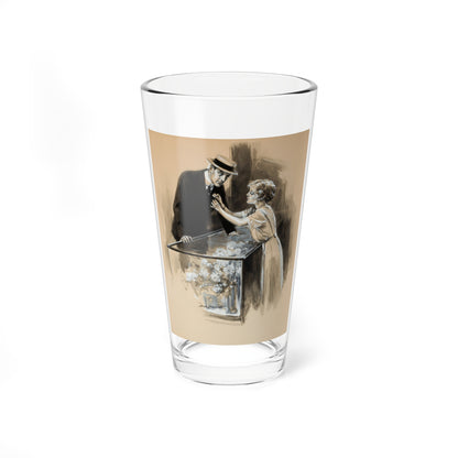 The Boutonniere (Magazine Illustration) Pint Glass 16oz-16oz-Go Mug Yourself