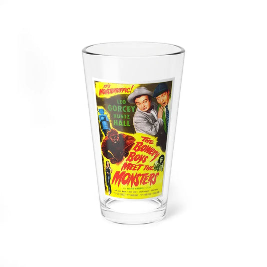 THE BOWERY BOYS MEET THE MONSTERS 1954 Movie Poster - Pint Glass 16oz-16oz-Go Mug Yourself