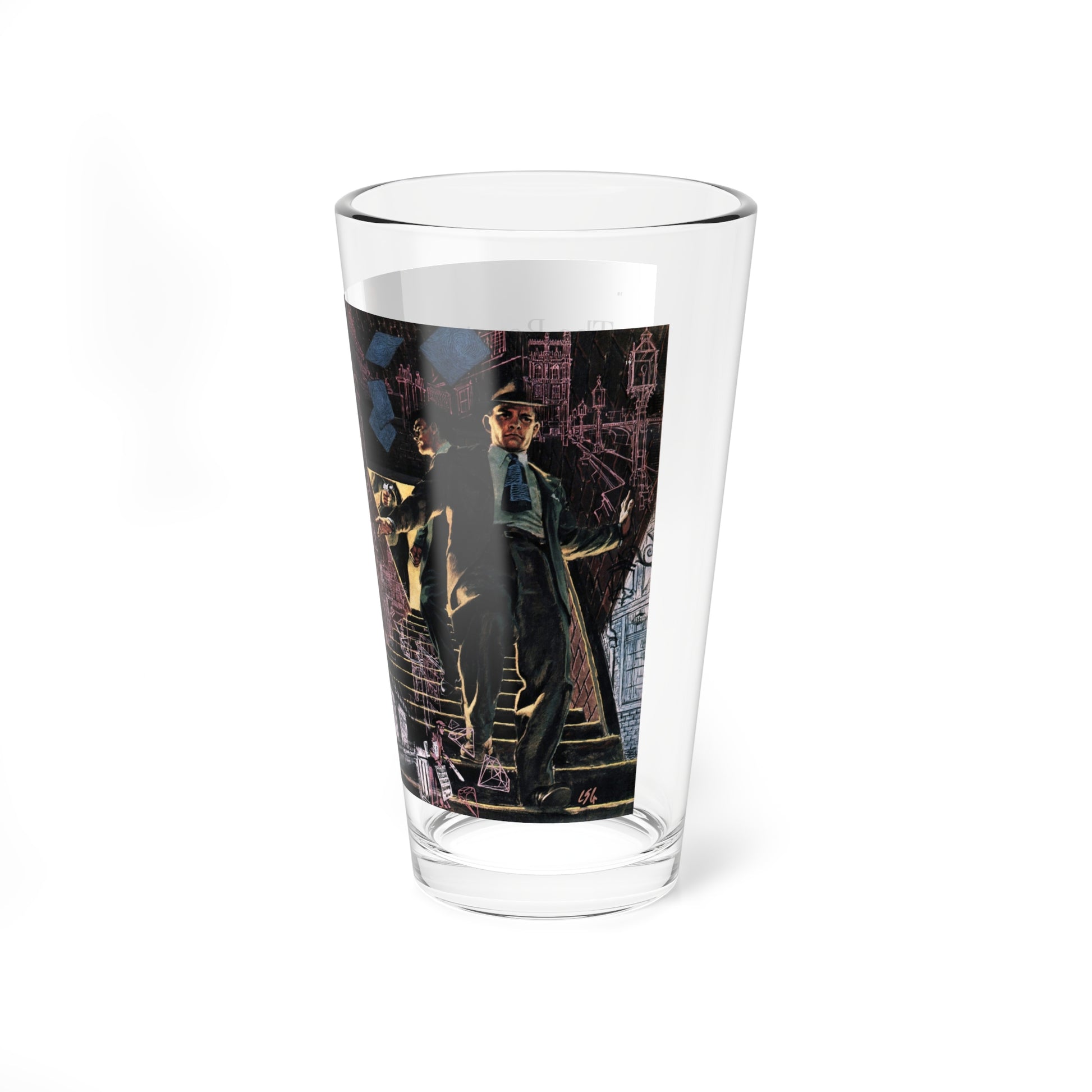 The Bowstring Murder, Collier's, November 1, 1952 (Magazine Illustration) Pint Glass 16oz-Go Mug Yourself