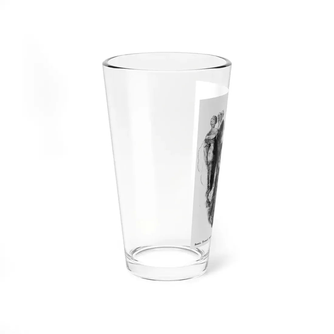 The Box On The Grand Tier, Sunday Magazine, January 7, 1906 (Magazine Illustration) Pint Glass 16oz - Go Mug Yourself