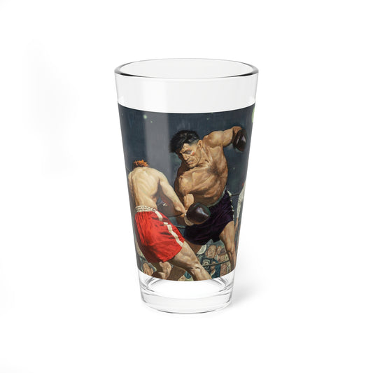 The Boxers, 1954 (Magazine Illustration) Pint Glass 16oz-16oz-Go Mug Yourself