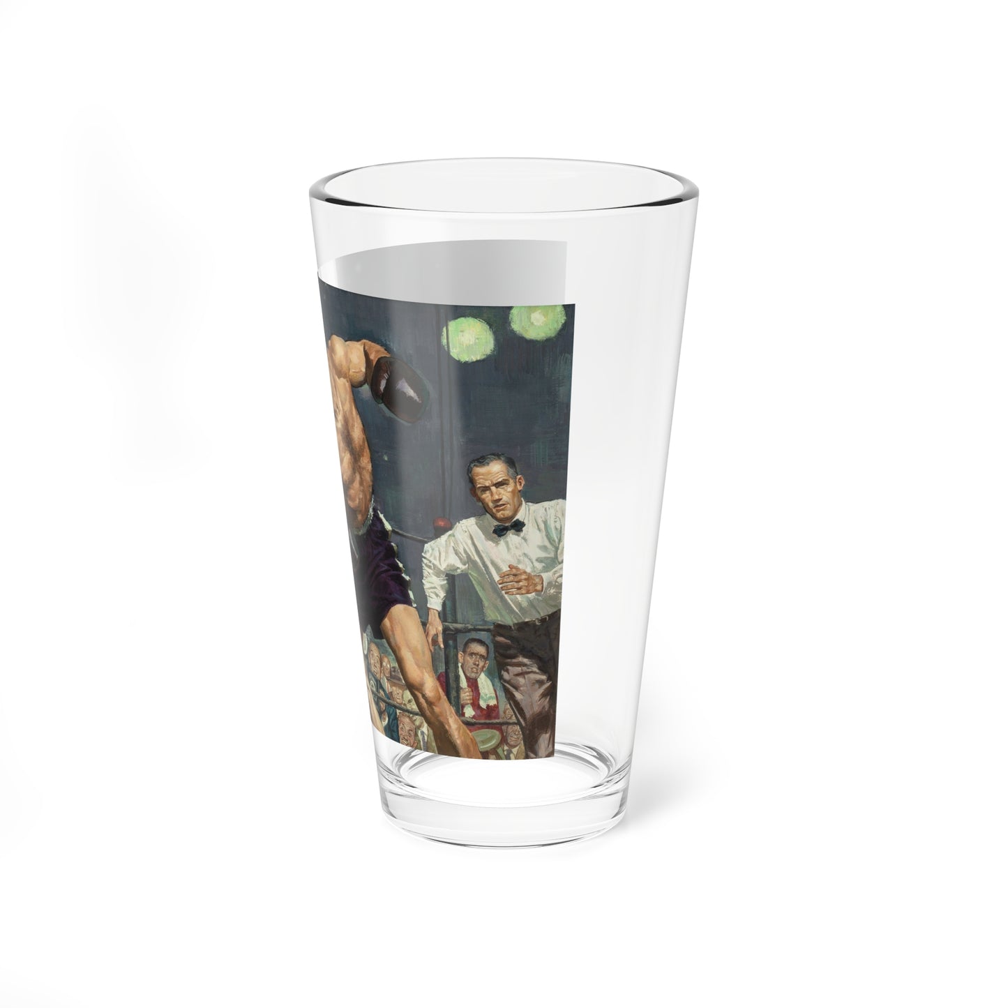 The Boxers, 1954 (Magazine Illustration) Pint Glass 16oz-Go Mug Yourself