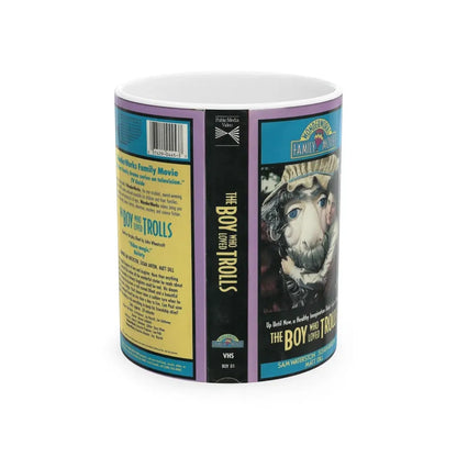 THE BOY WHO LOVED TROLLS (VHS COVER) - White Coffee Mug 11oz - Go Mug Yourself