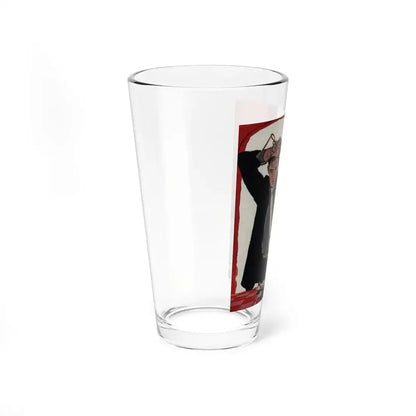 The Boy Who Stayed Behind, Cosmopolitan Illustration (2), December 1960 (Magazine Illustration) Pint Glass 16oz - Go Mug Yourself