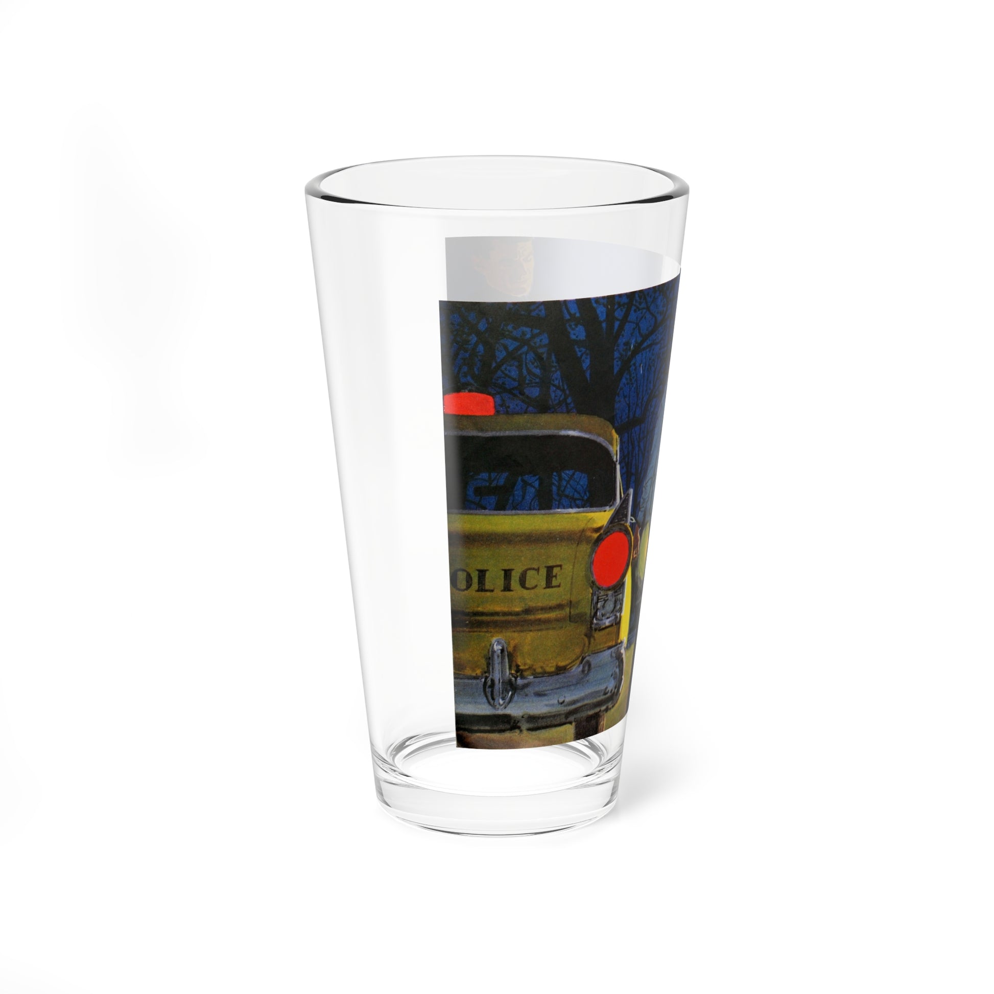 The Boy's Got A Knife! (Magazine Illustration) Pint Glass 16oz-Go Mug Yourself