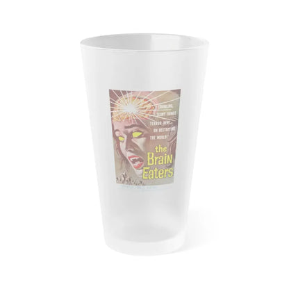 THE BRAIN EATERS 1958 Movie Poster - Frosted Pint Glass 16oz Default Title - Go Mug Yourself