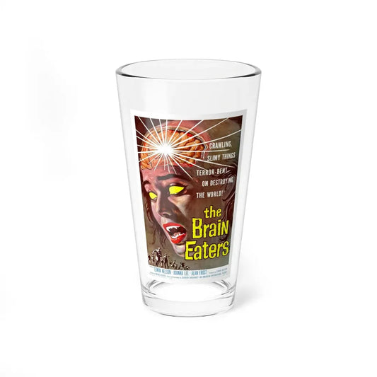 THE BRAIN EATERS 1958 Movie Poster - Pint Glass 16oz 16oz - Go Mug Yourself