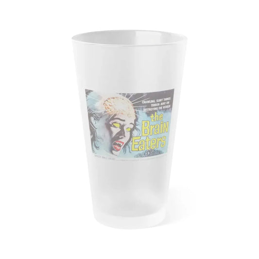 THE BRAIN EATERS (2) 1958 Movie Poster - Frosted Pint Glass 16oz Default Title - Go Mug Yourself
