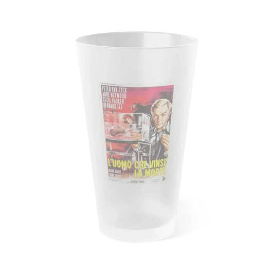 THE BRAIN (ITALIAN) 1962 Movie Poster - Frosted Pint Glass 16oz 16oz Frosted - Go Mug Yourself
