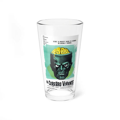 THE BRAIN (SPAIN) 1962 Movie Poster - Pint Glass 16oz-16oz-Go Mug Yourself