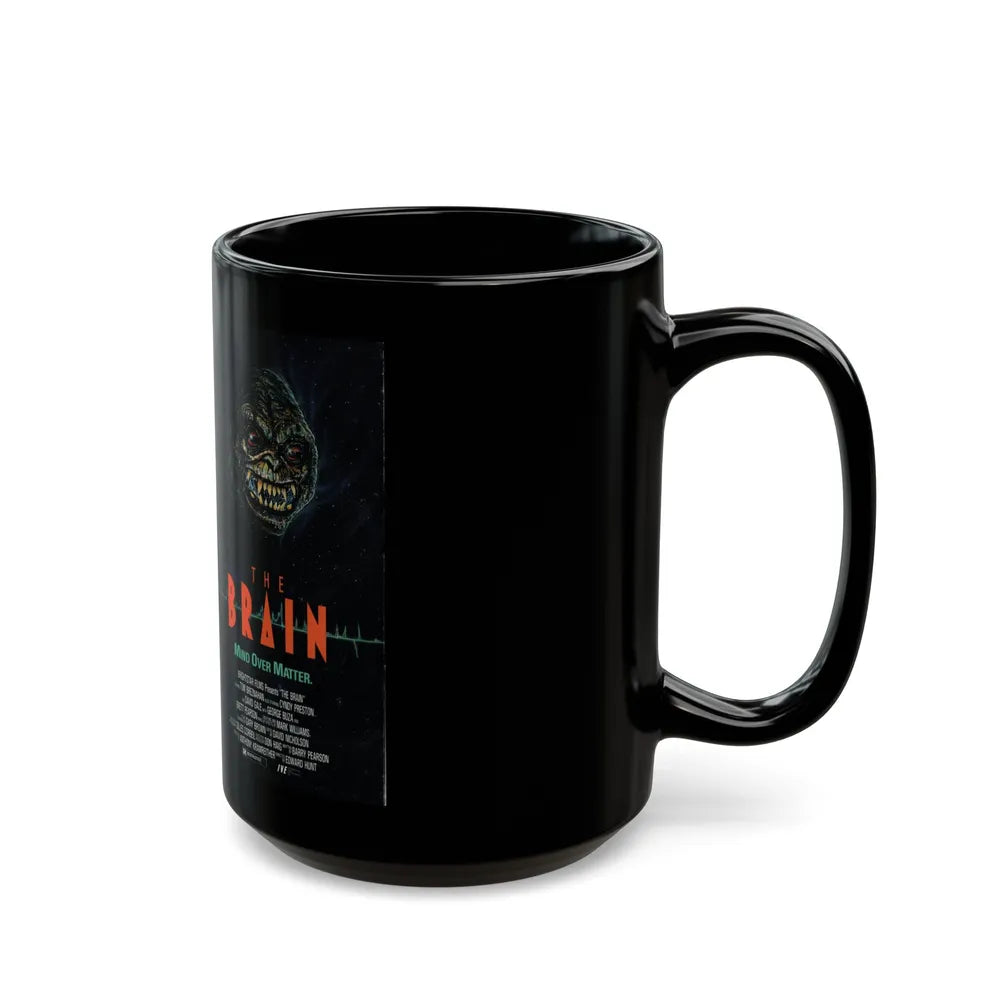 THE BRAIN (VHS COVER) - Black Coffee Mug-Go Mug Yourself