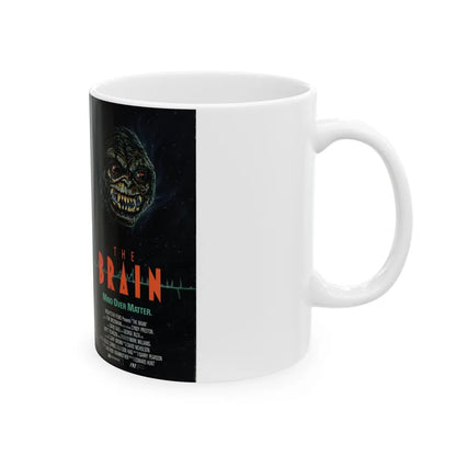 THE BRAIN (VHS COVER) - White Coffee Mug-Go Mug Yourself