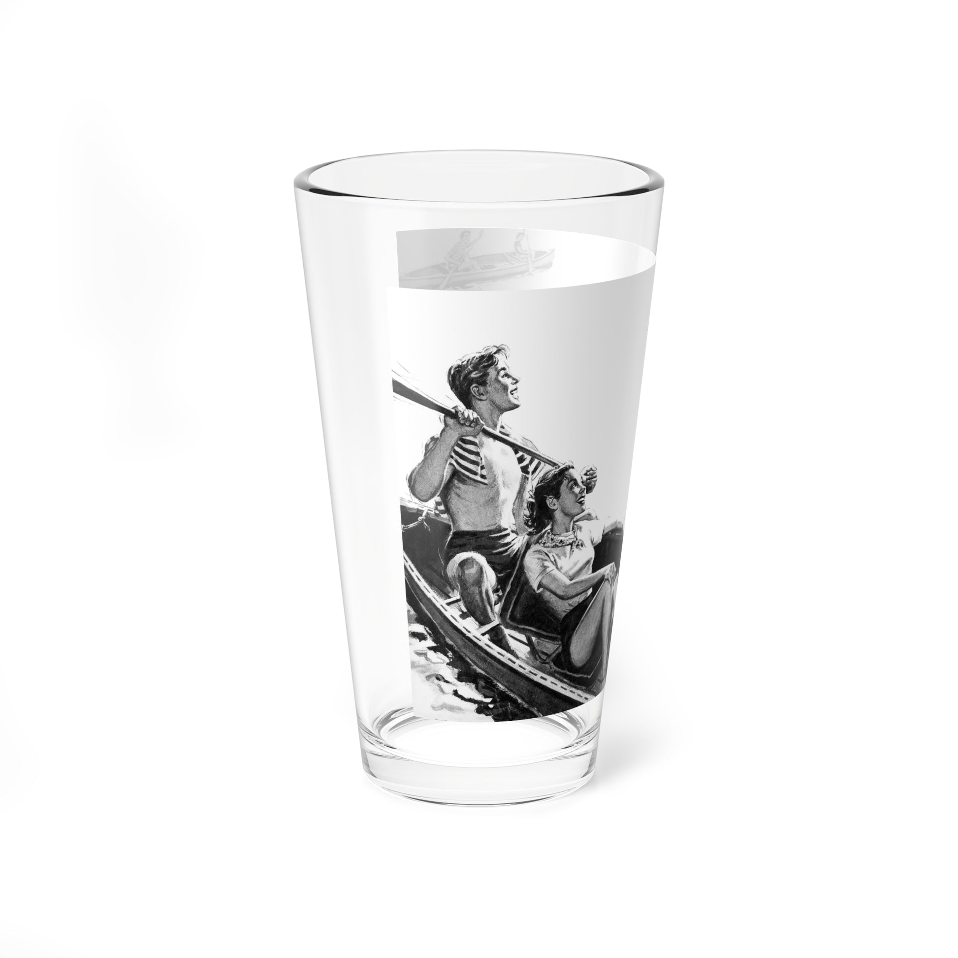 The Brat, Calling All Girls, August 1948 (Magazine Illustration) Pint Glass 16oz-Go Mug Yourself