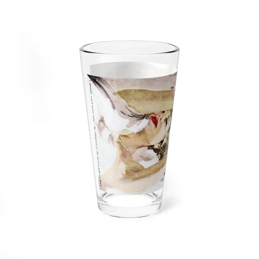 The Brave Girls (1), Cosmopolitan, December 1955 (Magazine Illustration) Pint Glass 16oz - Go Mug Yourself