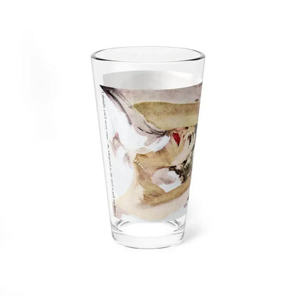 The Brave Girls (1), Cosmopolitan, December 1955 (Magazine Illustration) Pint Glass 16oz - Go Mug Yourself