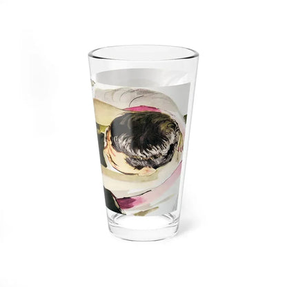 The Brave Girls (1), Cosmopolitan, December 1955 (Magazine Illustration) Pint Glass 16oz - Go Mug Yourself