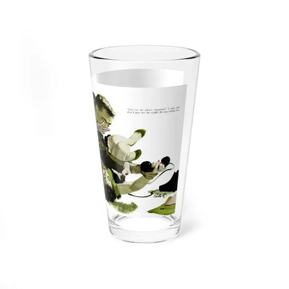 The Brave Girls (2), Cosmopolitan, December 1955 (Magazine Illustration) Pint Glass 16oz - Go Mug Yourself