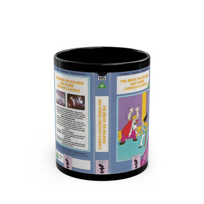 THE BRAVE TIN SOLDIER AND OTHER CARTOON CLASSICS (VHS COVER) - Black Coffee Mug-11oz-Go Mug Yourself