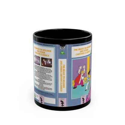 THE BRAVE TIN SOLDIER AND OTHER CARTOON CLASSICS (VHS COVER) - Black Coffee Mug 11oz - Go Mug Yourself