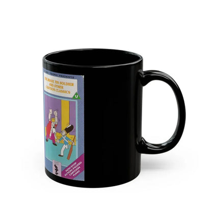 THE BRAVE TIN SOLDIER AND OTHER CARTOON CLASSICS (VHS COVER) - Black Coffee Mug - Go Mug Yourself
