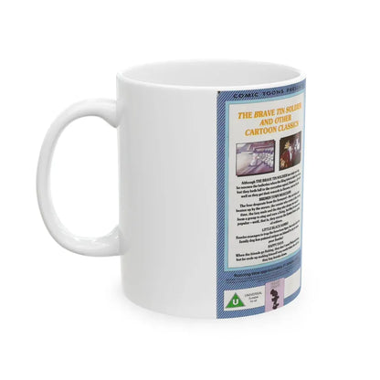THE BRAVE TIN SOLDIER AND OTHER CARTOON CLASSICS (VHS COVER) - White Coffee Mug - Go Mug Yourself