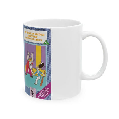 THE BRAVE TIN SOLDIER AND OTHER CARTOON CLASSICS (VHS COVER) - White Coffee Mug - Go Mug Yourself