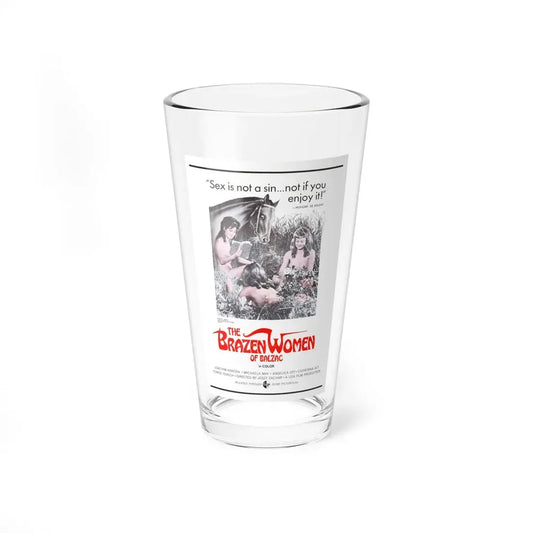 THE BRAZEN WOMEN OF BALZAC 1967 Movie Poster - Pint Glass 16oz 16oz - Go Mug Yourself