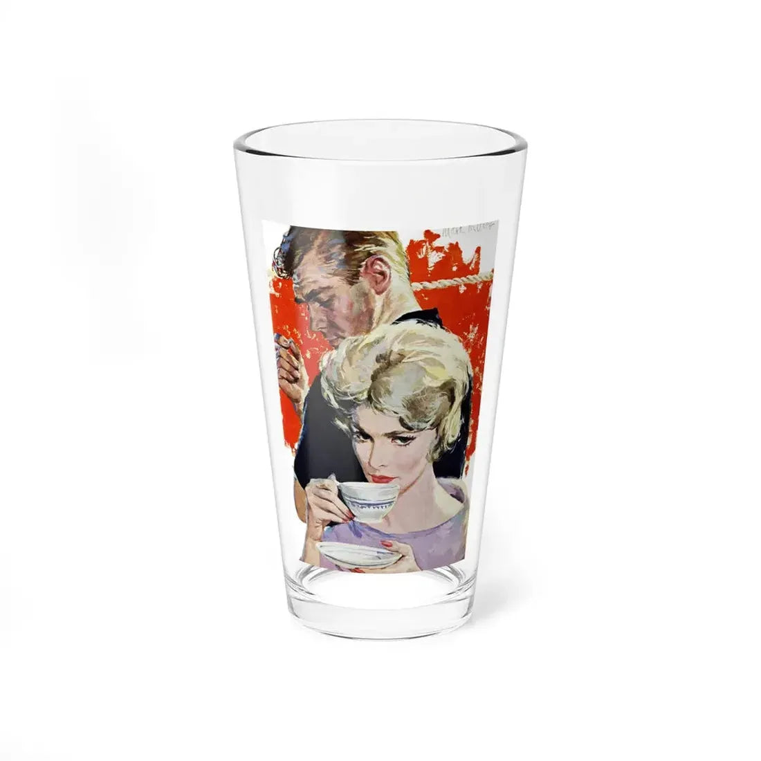 The Breaking Point, Good Housekeeping, August 1959 (Magazine Illustration) Pint Glass 16oz 16oz - Go Mug Yourself