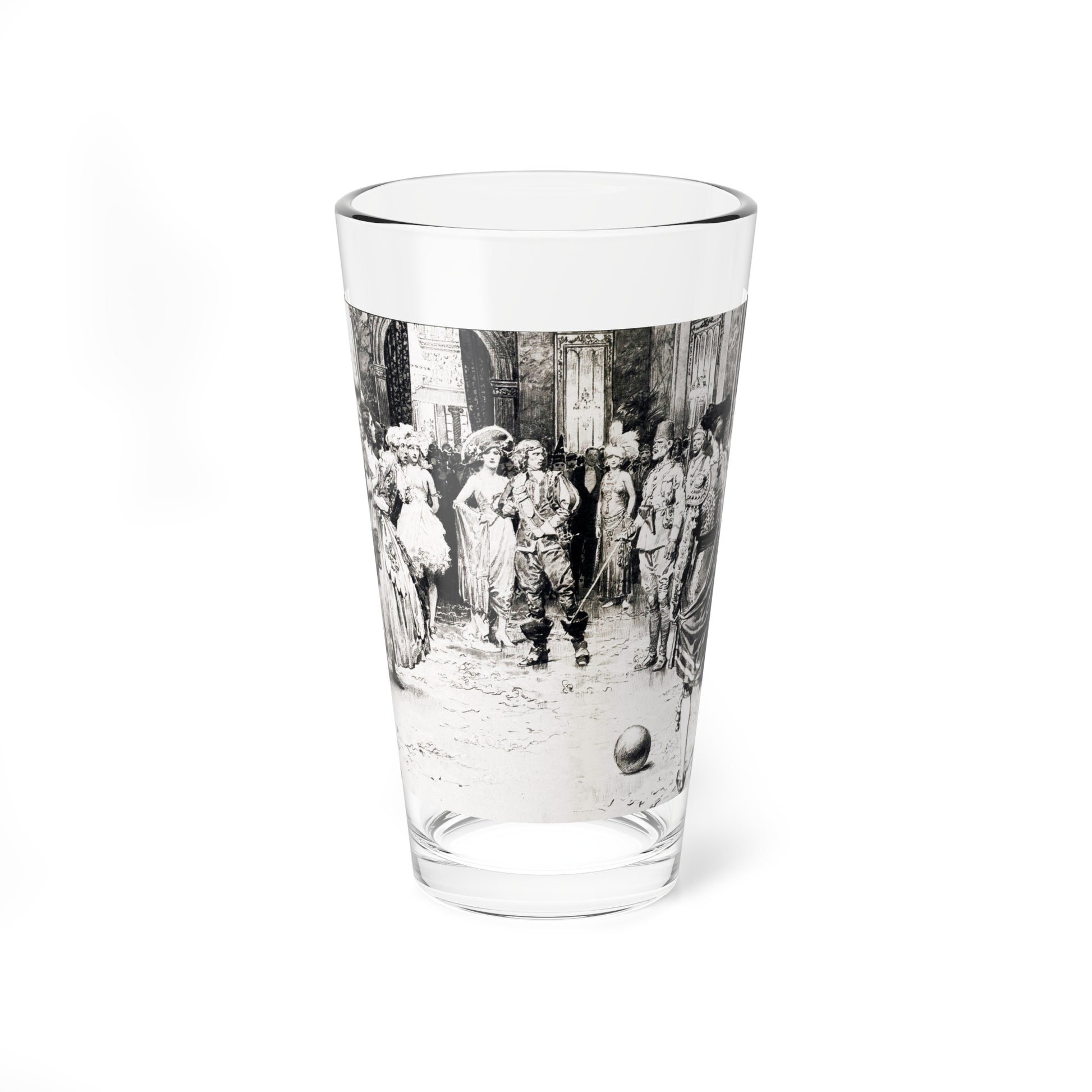 The Breckinridge Necklace (2), Liberty magazine, March 2, 1929 (Magazine Illustration) Pint Glass 16oz-16oz-Go Mug Yourself