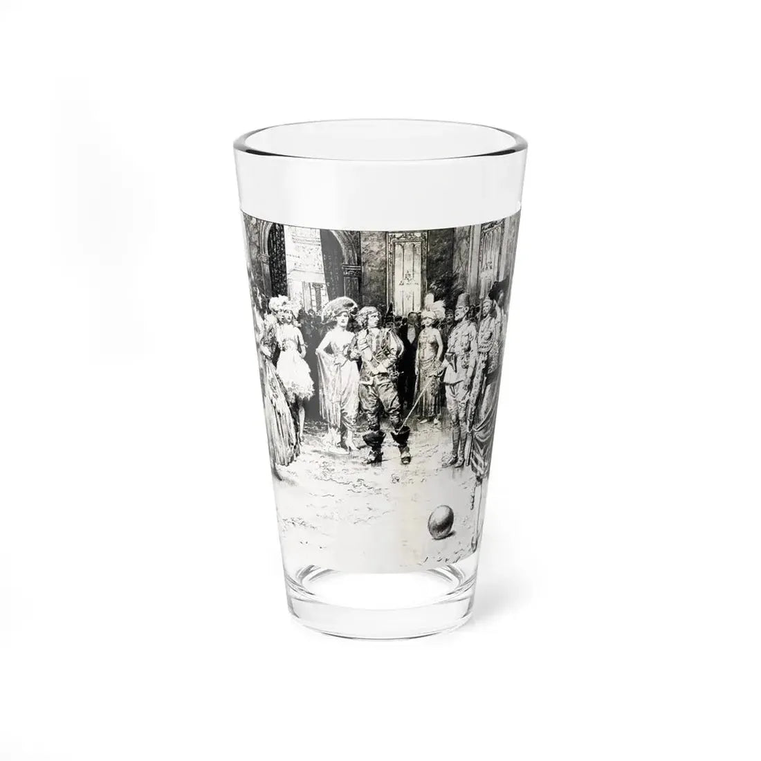 The Breckinridge Necklace (2), Liberty magazine, March 2, 1929 (Magazine Illustration) Pint Glass 16oz 16oz - Go Mug Yourself