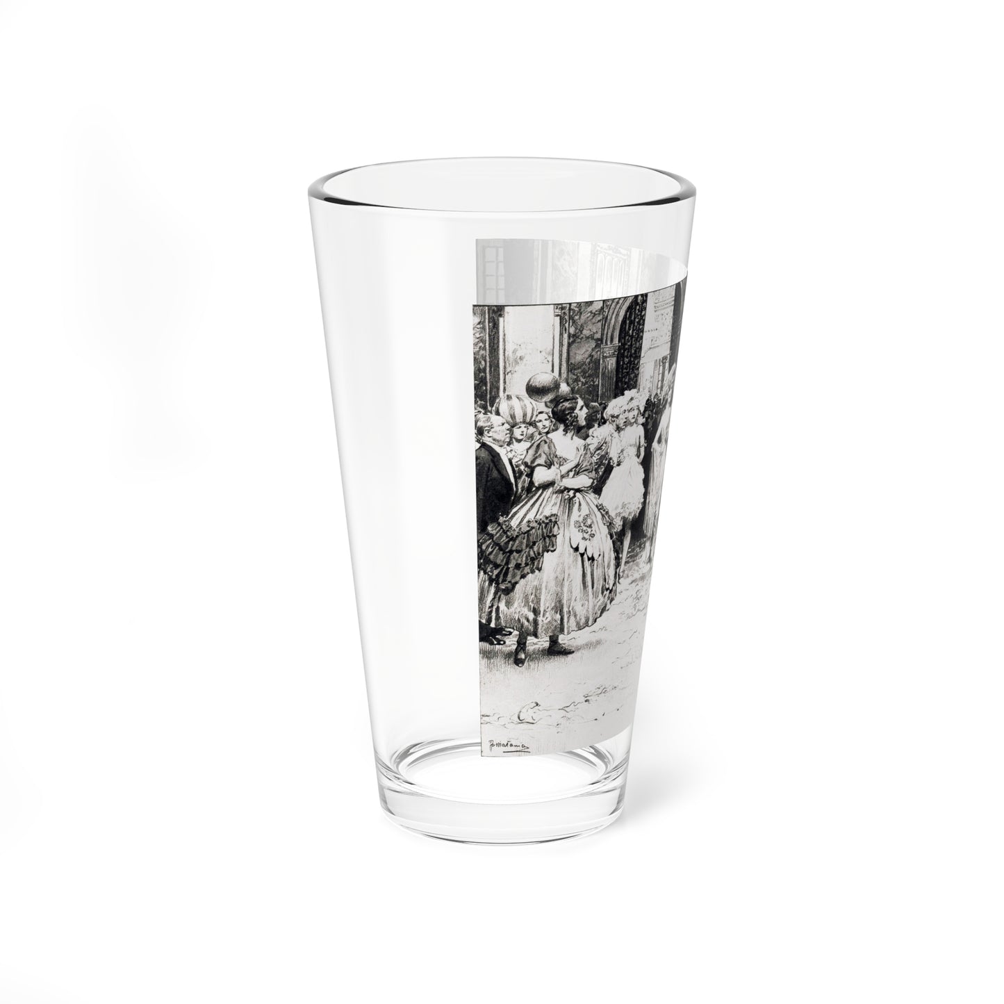 The Breckinridge Necklace (2), Liberty magazine, March 2, 1929 (Magazine Illustration) Pint Glass 16oz-Go Mug Yourself