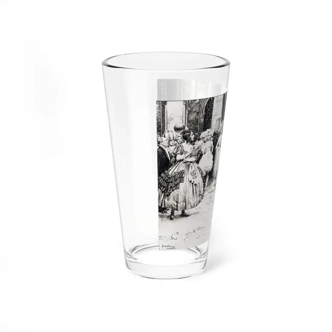 The Breckinridge Necklace (2), Liberty magazine, March 2, 1929 (Magazine Illustration) Pint Glass 16oz - Go Mug Yourself