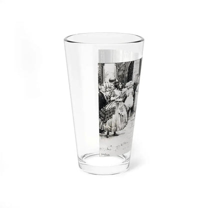 The Breckinridge Necklace (2), Liberty magazine, March 2, 1929 (Magazine Illustration) Pint Glass 16oz - Go Mug Yourself
