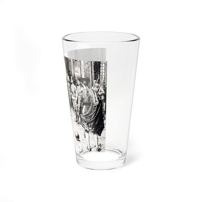 The Breckinridge Necklace (2), Liberty magazine, March 2, 1929 (Magazine Illustration) Pint Glass 16oz-Go Mug Yourself